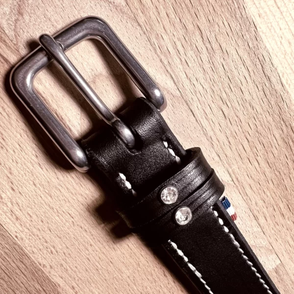 Ceinture en cuir fabrication française artisanale 🇫🇷 #ponycorn – Image 3