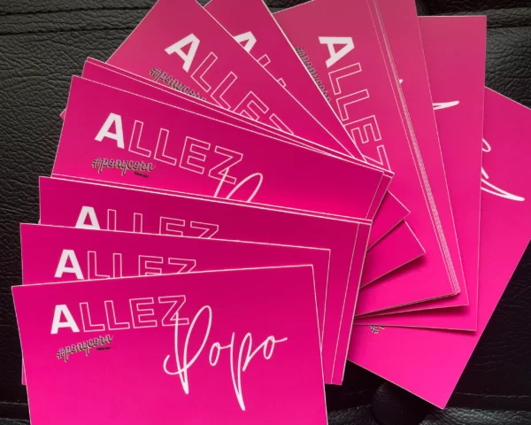 Stickers "Allez Popo !"